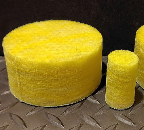 グラスウール任意形状ウォータージェット切断加工　