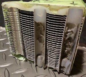 SUS製熱交換器ウォータージェット切断