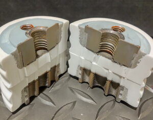 碍子組立品ウォータージェット切断